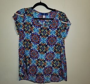 Blaque Label Multicolor Floral Blouse
